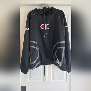 Champion Black Jacket with Logo